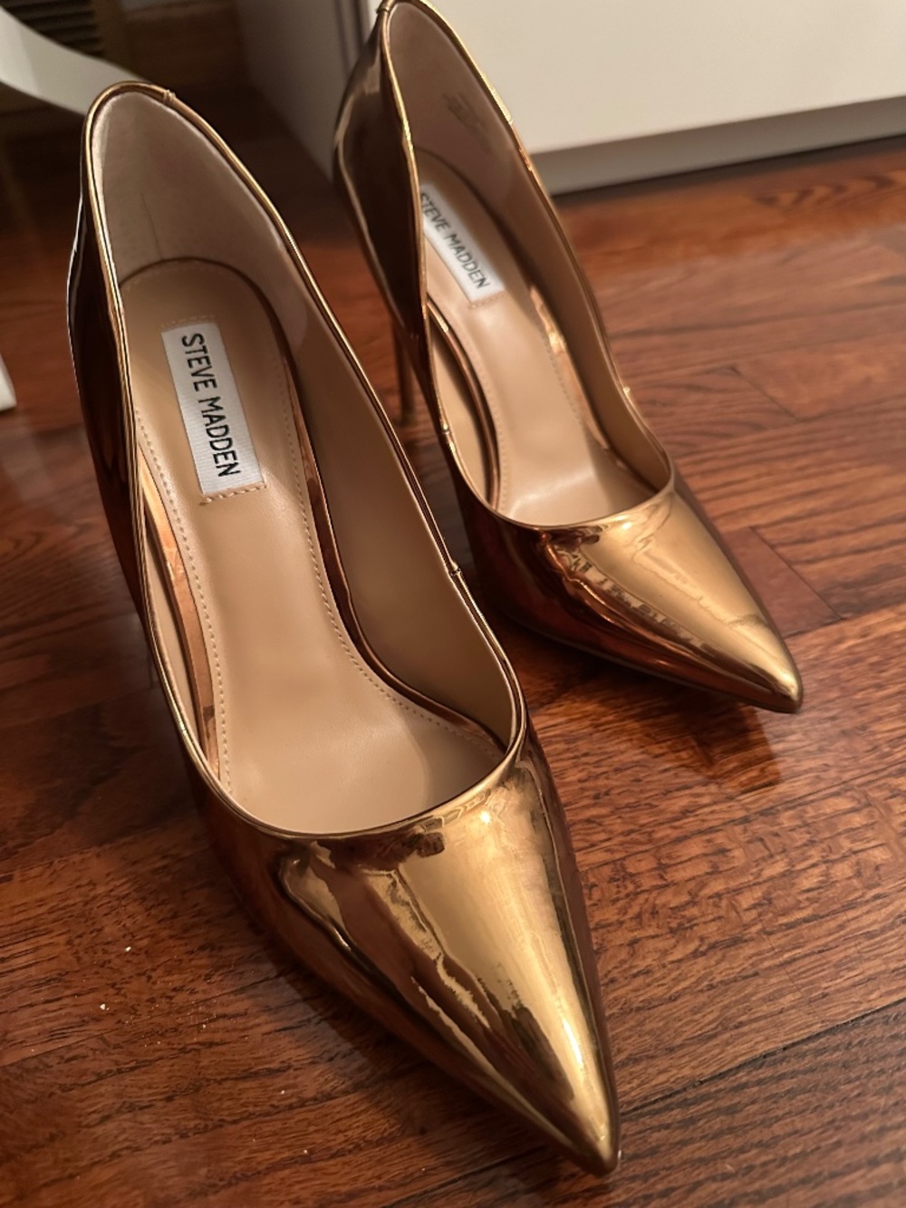 Bronze Leather Steve Madden Shoes